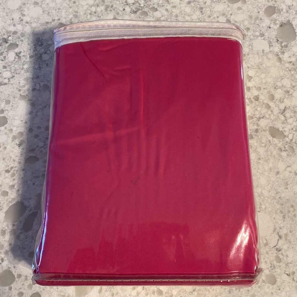 SALE NWT Elegant Comfort Queen Bed Skirt Pink 1500 Thread Count Egyptian Cotton - Picture 3 of 4